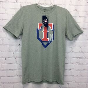 Nike "The Nike Tee" Shirt Men's M Texas Rangers MLB Authentic Collection Dri-Fit
